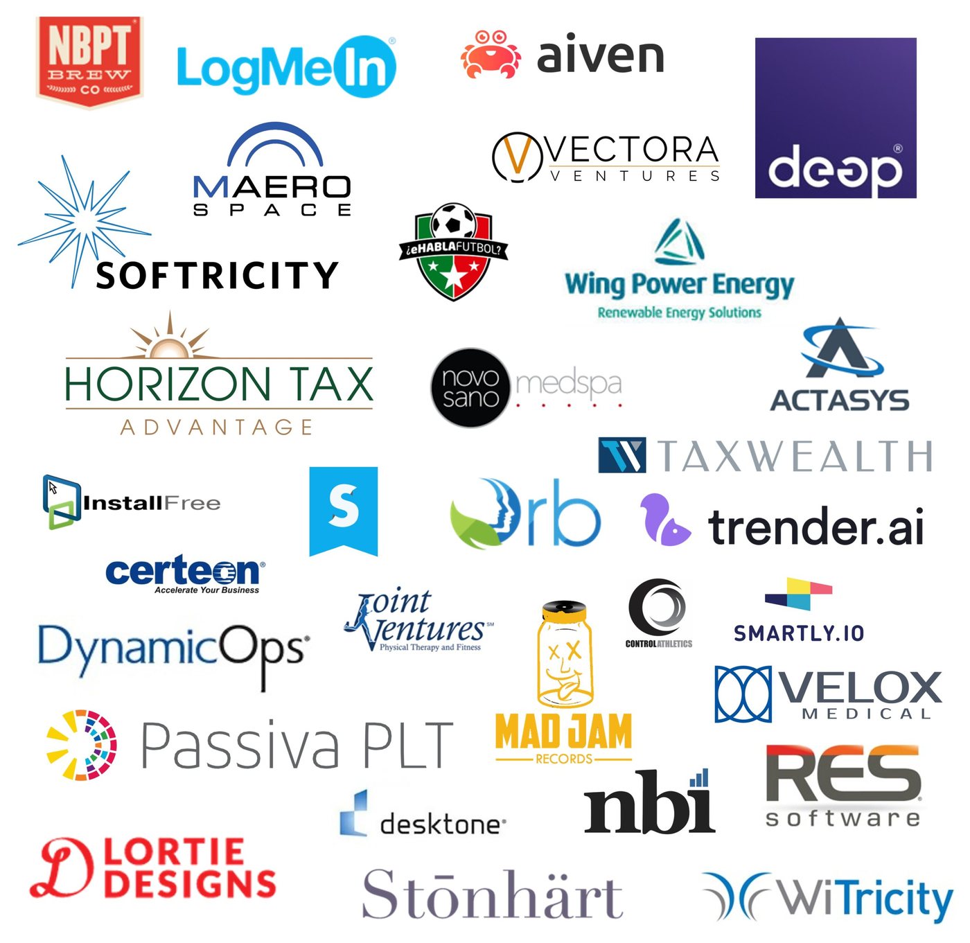 Advisory and consulting client logos